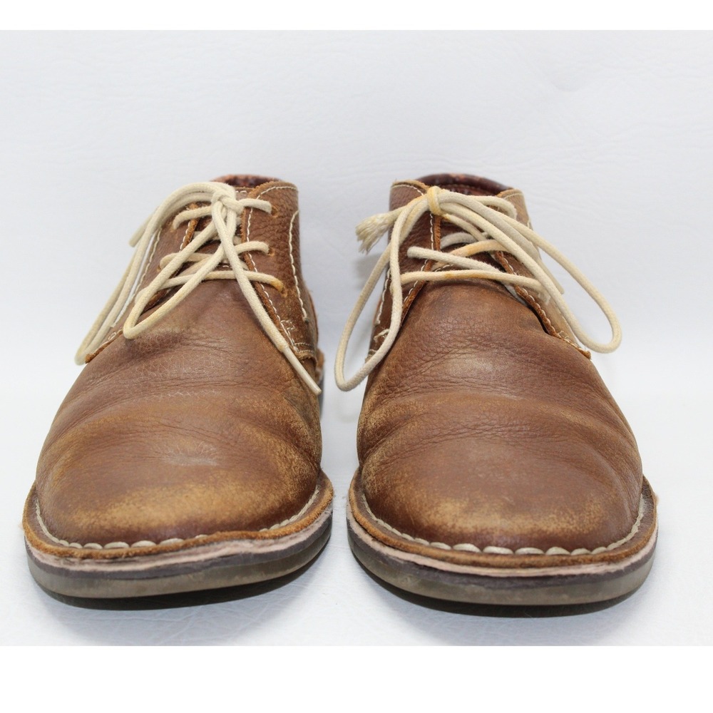 Kenneth Cole Reaction Desert Wind Mens 8.5‎ M Tan Leather Chukka Boots Brown